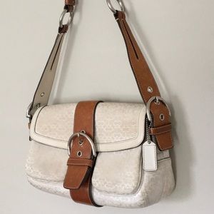 SOLD Coach Ivory Handbag